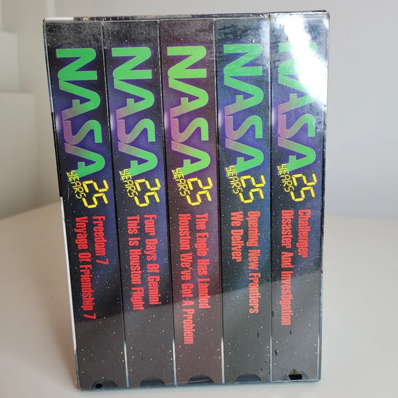 NASA 25 Years Truimphs and Tragedies 1983 VHS Box Set NEW Sealed in Packaging - Picture 3 of 4